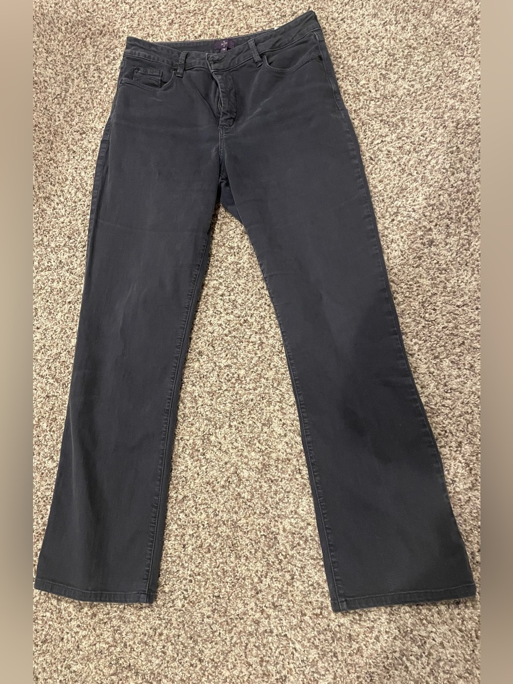 NYDJ Flare Jeans in Dark Charcoal